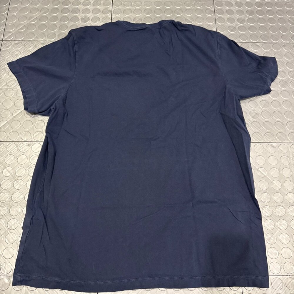 J Crew Classic Fit Broken-In Cotton Pocket Short Sleeve T-Shirt Navy Blue XL - Picture 4 of 4
